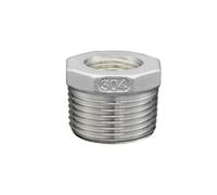 BYCIFRLG 1/8" 1/4" 3/8" 1/2" 3/4" 1" NPT Male to Female Thread 304 Stainless Steel Reducer Bushing Reducing Pipe Fitting Connector(NO5)