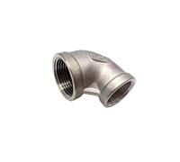 BYCIFRLG 1/8'' - 2'' Female Thread 304 Stainless Steel Reducing Elbow DN6 - DN50 Water Pipe Fitting SS304 Coupling Joint Connector(DN32-DN20)