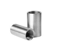 BYCIFRLG 1/8" BSPP Female Thread Long Nipple 304 Stainless Steel Pipe Fitting Connector (Length 80mm)