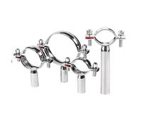 BYCIFRLG 1 Support de Fixation for Tuyau en Acier Inoxydable 304, Collier de Serrage Circulaire for Tuyau de soudage, 70-76 mm, Longueur 100 mm