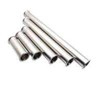 BYCIFRLG 1 Tube de Bobine de Type Tri Clamp 63 mm x Virole 77,5 avec Virole de Serrage SS304, Longueur de 100 mm