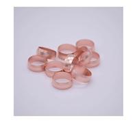 BYCIFRLG 10 PCS Fit 15mm Tube OD Copper Ferrule Ring for Compression Union Fitting Water Gas Oil
