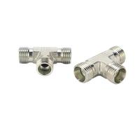 BYCIFRLG 100PCS AC-14 Metric Male Thread M14 Equal Tee