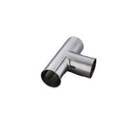 BYCIFRLG 108mm 4.25" Pipe OD Butt Welding Tee 3 Way SUS 316L Stainless Steel Fitting Spliter Homebrew Beer Wine