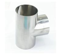 BYCIFRLG 108mm O/D 304 Stainless Steel Weld Tee Connector Pipe Fitting