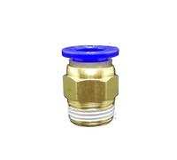 BYCIFRLG 10PC DN10 G 3/8" Male x Fit Tube OD 10mm Brass Pneumatic Air Hose Quick Connector Push in Coupler Water Gas Oil