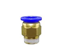 BYCIFRLG 10PC DN10 G 3/8" Male x Fit Tube OD 12mm Brass Pneumatic Air Hose Quick Connector Push in Coupler Water Gas Oil