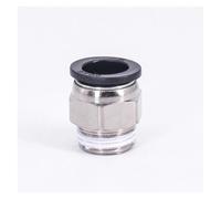 BYCIFRLG 10PC DN15 G 1/2" Male x Fit Tube OD 16mm Nickel Plated Brass Pneumatic Air Hose Quick Connector Push in Coupler Water Gas Oil
