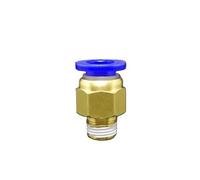 BYCIFRLG 10PC DN6 G 1/8" Male x Fit Tube OD 8mm Brass Pneumatic Air Hose Quick Connector Push in Coupler Water Gas Oil