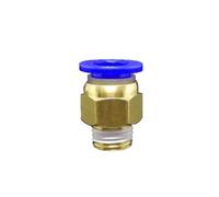 BYCIFRLG 10PC DN8 G1/4" Male x Fit Tube OD 10mm Brass Pneumatic Air Hose Quick Connector Push in Coupler Water Gas Oil