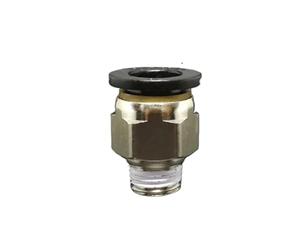 BYCIFRLG 10PC DN8 G1/4" Male x Fit Tube OD 12mm Nickel Plated Brass Pneumatic Air Hose Quick Connector Push in Coupler Water Gas Oil