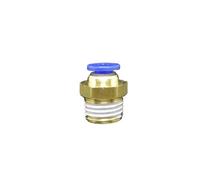 BYCIFRLG 10PC DN8 G1/4" Male x Fit Tube OD 4mm Brass Pneumatic Air Hose Quick Connector Push in Coupler Water Gas Oil