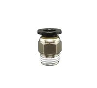 BYCIFRLG 10PC DN8 G1/4" Male x Fit Tube OD 8mm Nickel Plated Brass Pneumatic Air Hose Quick Connector Push in Coupler Water Gas Oil