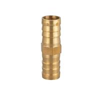 BYCIFRLG 10pcs Connector Copper Air Fuel Water Tube Brass Pipe Fitting Barbed Joint Coupler for 4mm 5 6 8 10 12(2 Way,8mm (10pcs))
