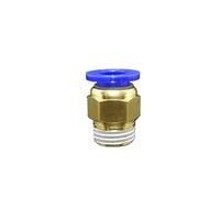 BYCIFRLG 10PCS DN8 G1/4" Male x Fit Tube OD 8mm Brass Pneumatic Air Hose Quick Connector Push in Coupler Water Gas Oil