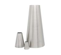 BYCIFRLG 12.7-152mm 0.5"-6" Pipe OD Butt Weld Reducer 3A SUS 304 316L Stainless Steel Pipe Fitting(76x38 mm,304)