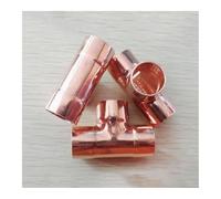BYCIFRLG 12.7mm 1/2" Inner Dia x0.8mm Thickness Copper Equal Tee Socket Weld End Feed Coupler Plumbing Fitting Water Gas Oil