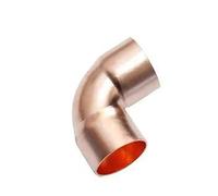 BYCIFRLG 15mm Inner Dia x0.8mm Thickness Scoket Weld Copper End Feed 90 Deg Elbow Coupler Plumbing Fitting Water Gas Oil