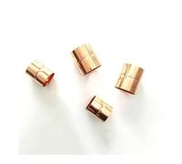 BYCIFRLG 15mm Inner Diameter Copper End Feed Straight Equal Coupling Plumbing Fitting Scoket Weld Water Gas Oil 0.7mm Thickness
