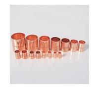 BYCIFRLG 15mm Inner Diameter Copper End Feed Straight Equal Coupling Plumbing Fitting Scoket Weld Water Gas Oil 1mm Thickness