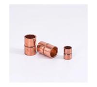 BYCIFRLG 15mm Inner Diameter Copper End Feed Straight Equal Coupling Plumbing Fitting Scoket Weld Water Gas Oil 1.5mm Thickness