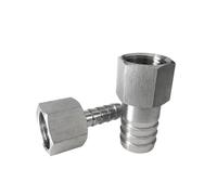 BYCIFRLG 16mm Hose M6 M8 M10 M12 M14 Female Thread Stainless Steel High Pressure Pipe Fitting(M12x1.25)
