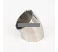 BYCIFRLG 16mm O/D 304 Stainless Steel Weld 45 Degree Elbow Pipe Fitting