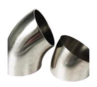 BYCIFRLG 19/25/32/38/45/51/57/63/76/89/102/108Mm 304 Stainless Steel Weld 30/45/60/90 Degree Elbow Pipe Fitting(CJX1-75 (Grade A),108mm x 2mm)