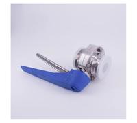 BYCIFRLG 19 25 32 38 45 51mm Pipe OD x 1.5" 2" Tri Clamp Flow Control Valve SUS 304 Stainless Brewing(45mm,316)