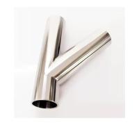 BYCIFRLG 19mm 3/4" Pipe OD Butt Welding Oblique Y-Shaped 3 Way SUS 304 Stainless Fitting Spliter Homebrew Beer Wine