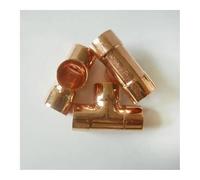 BYCIFRLG 19mm Inner Dia x1.5mm Thickness Copper Equal Tee Socket Weld End Feed Coupler Plumbing Fitting Water Gas Oil