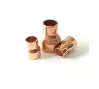 BYCIFRLG 19mmX12mm Inner Diameter Copper End Feed Straight Reducing Coupling Plumbing Fitting Scoket Weld Water Gas Oil