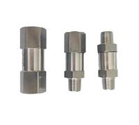BYCIFRLG 1pc 1/2" BSP Female to Male One Way Check Valve Non-Return Inline 304 Stainless Steel Water Gas Steam Oil