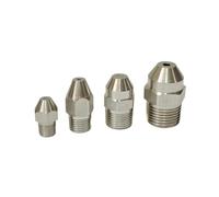 BYCIFRLG 1pc 1/2" BSP Male Thread 5.0mm Hole Straight Spraying Nozzle 304 Stainless Steel Washing Sprinkler