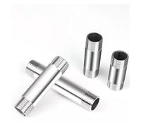 BYCIFRLG 1pc 1/8" 1/4" 1/2" 3/4" 1" Male Thread Equal 100mm 150mm 200mm 300mm 400mm Extension Tube Pipe Fitting 304 Stainless Steel Connector(150mm,3/4")