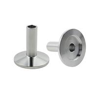 BYCIFRLG 1PC 10mm OD Tube to KF40 Vacuum Welding Ferrule SUS304 Stainless VCR Pipe Fitting