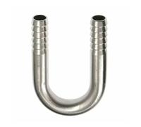 BYCIFRLG 1pc 20mm Hose 304 Stainless Steel U Shaped Bend Hosetail Pipe Fitting