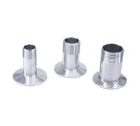 BYCIFRLG 1PC 3/4" NPT Male x 1.5" Tri Clamp 304 Stainless Steel Ferrule Fitting Home Brew Beer