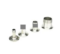 BYCIFRLG 1PC 3" BSPT Male Thread x 3.5" 106mm Tri Clamp Ferrule O/D 304 Stainless Steel Fitting Homebrew