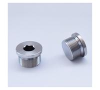 BYCIFRLG 1PC 304 Stainless Steel Hexagon Socket Flange Face Oil M30 x 1.5 Male Thread Fitting Water Gas Oil