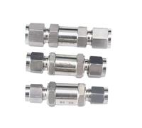 BYCIFRLG 1pc 6mm 304 Stainless Steel One Way Check Valve Non-Return Compression Valve