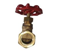 BYCIFRLG 1pc Copper gate Valve for Water Pipes Heating Devices Kitchen Bathroom Switch Bronze Globe Thread Valve(DN25)