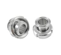 BYCIFRLG 1pc DIN11851 Weld Male to 1.5" Tri Clamp Adapters DN40（TC 50.5mm） Welding Liner&Nut x TC Fittings