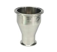 BYCIFRLG 1pc Fit Tube O.D Reduce 89mm-51mm Tri Clamp 3.5"-2" 304 Stainless Steel Ferrule Concentric Pipe Fitting Reducer
