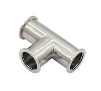 BYCIFRLG 1pc KF-16 KF-25 KF-40 KF-50 3 Way Tee Vacuum Fitting SS304 Stainless Steel(KF25)