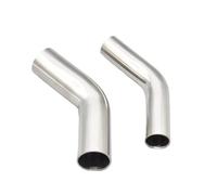 BYCIFRLG 1pc Outer Diameter 63 mm 304 Stainless 45 Degree Elbow Lengthen Welding Pipe Fitting