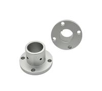 BYCIFRLG 1pc Round 6mm Optical Axis Fixed Seat, Aluminum Alloy Top wire Base, Circular Flange Support, Guide Shaft Support