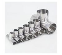 BYCIFRLG 1pc Tube Outer Diameter 19mm 304 Stainless Steel Weld Tee Connector Pipe Fittings