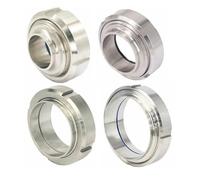 BYCIFRLG 1PC Welding O.D 19mm SMS Type 304 Stainless Steel Welding Socket Union Set Pipe Fitting