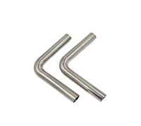 BYCIFRLG 1PCS 57mm Pipe OD Butt Weld 90 Degree Elbow Long Bend SUS304 Stainless Fitting L=100mm